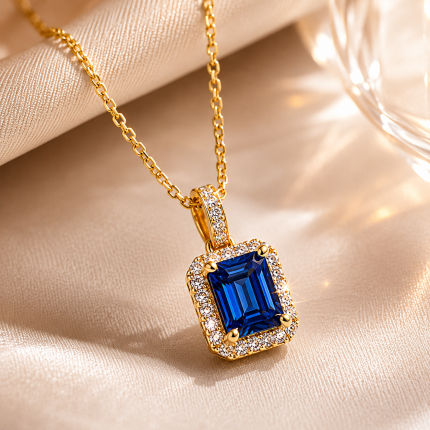 Baget Safir Kolye